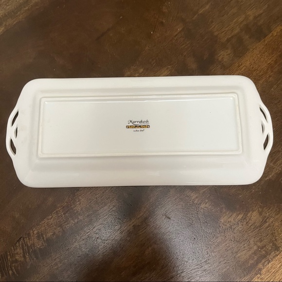 MARRAKESH FINE PORCELAIN TRAY BY CASA ELITE - Picture 4 of 8